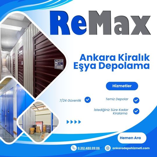 Ankara Kiralık Eşya Depolama